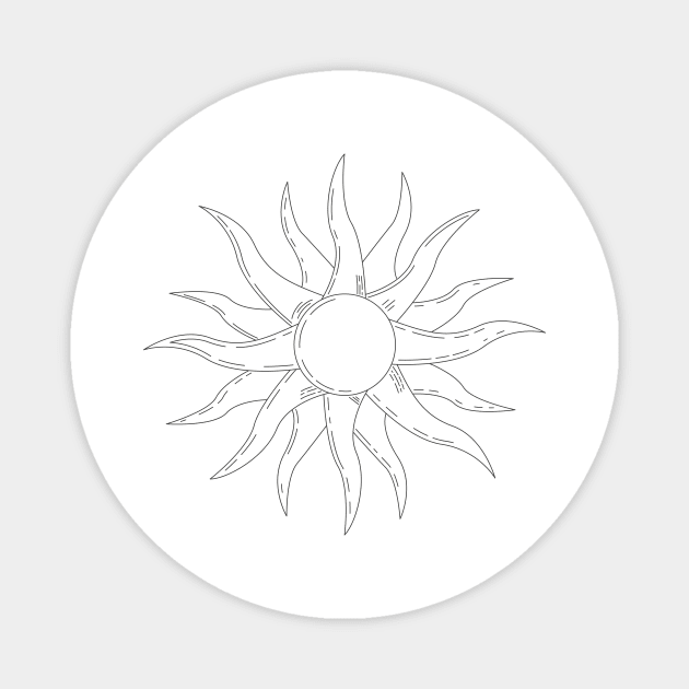 Boho Sun Magnet by JDP Designs